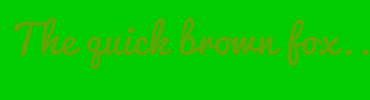 Image with Font Color 5AA801 and Background Color 00CC00